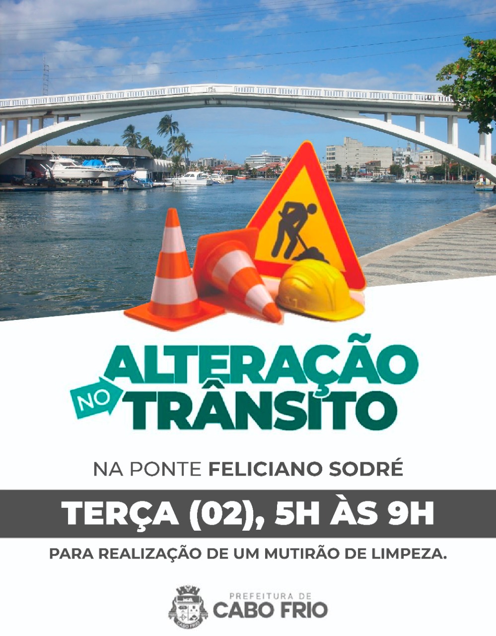 Prefeitura vai interditar parcialmente Ponte Feliciano Sodré na terça (2)