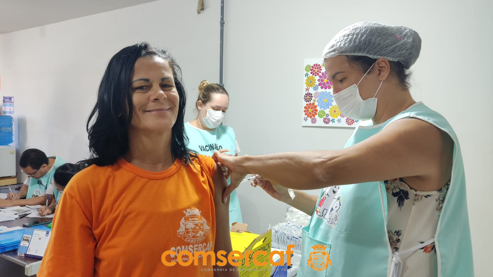 Campanha de vacinação na Comsercaf entra na reta final.
