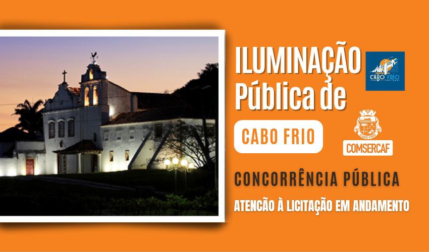 A COMSERCAF torna público para o conhecimento dos interessados, concorrência pública para registro de preços.