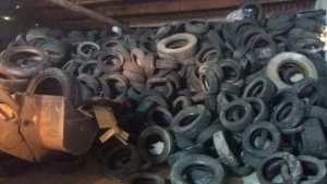 Prefeitura destina 8 toneladas de pneus para reciclagem