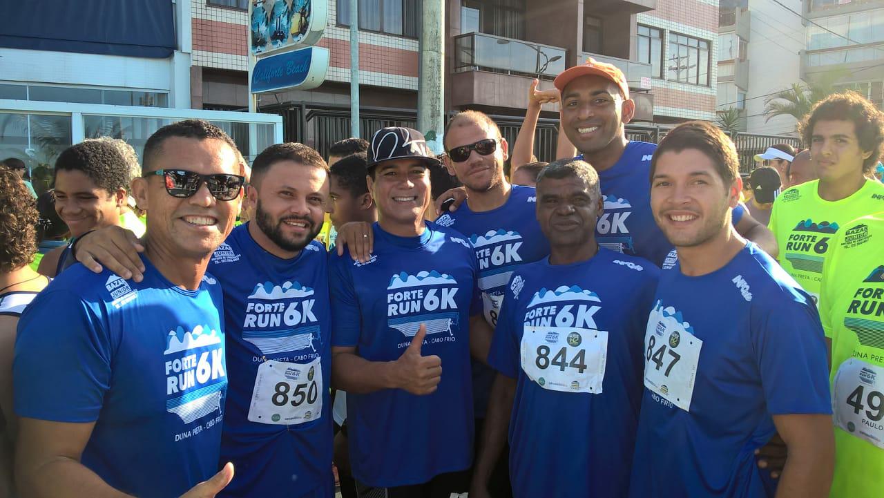 Equipe da Comsercaf participa da corrida Forte Run Cabo Frio 2018
