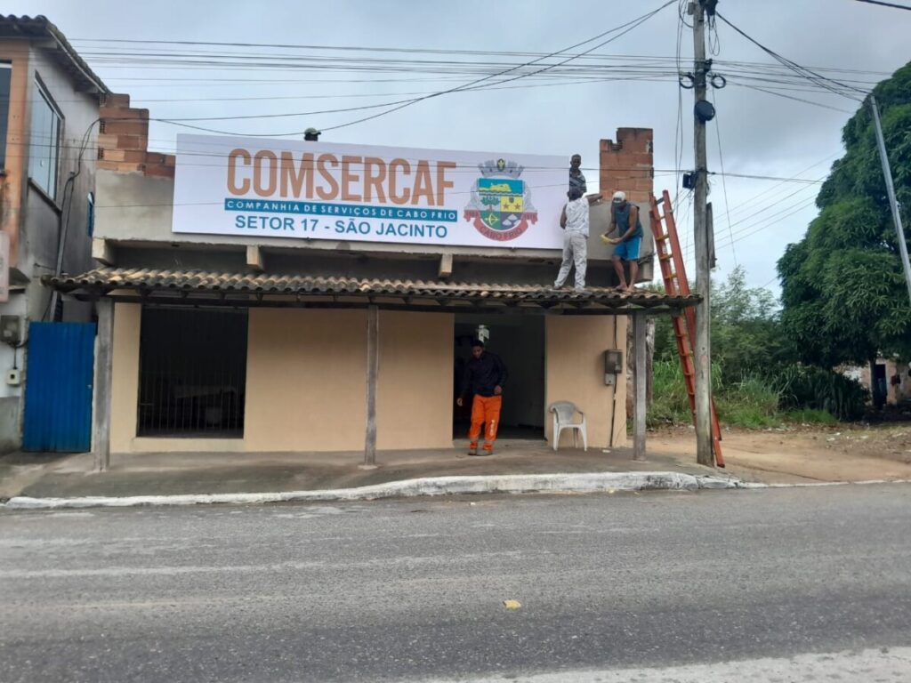 COMSERCAF vai inaugurar setor exclusivo para atender a população de São Jacinto, em Cabo Frio.