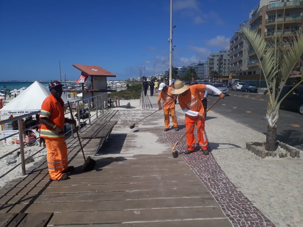 Comsercaf prepara esquema de limpeza para o feriado da Semana Santa