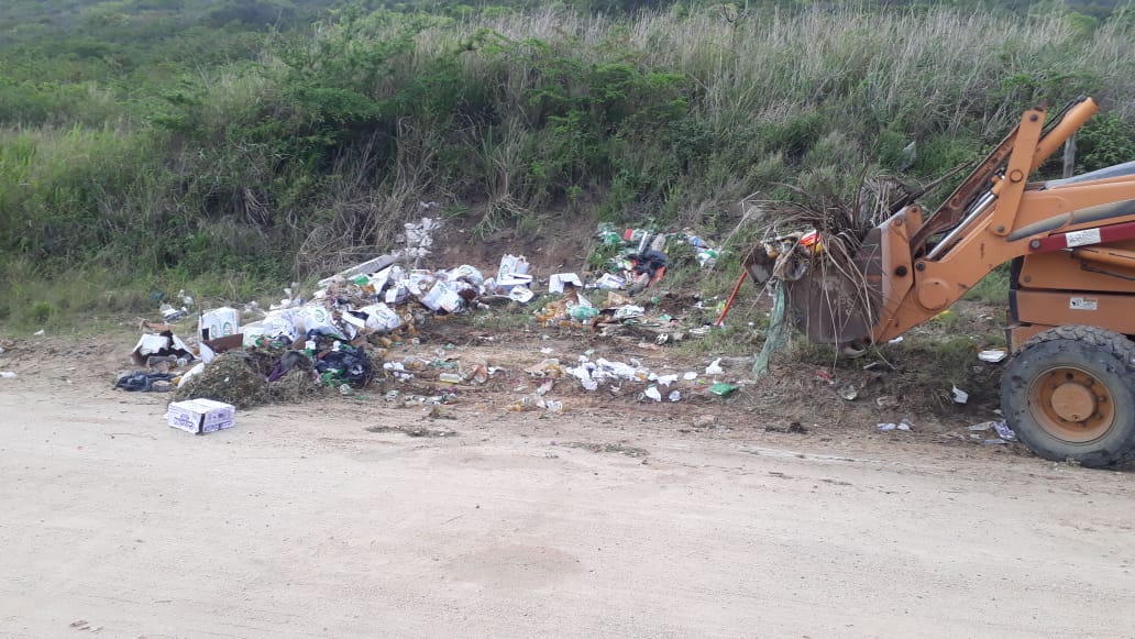 Prefeitura detecta ponto de descarte irregular de lixo
