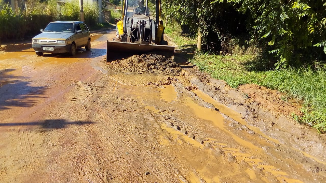 Comsercaf continua o trabalho de limpeza após chuvas