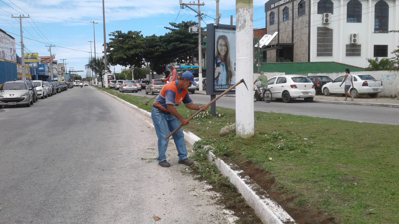 Prefeitura prepara ruas de Cabo Frio para a chegada dos foliões