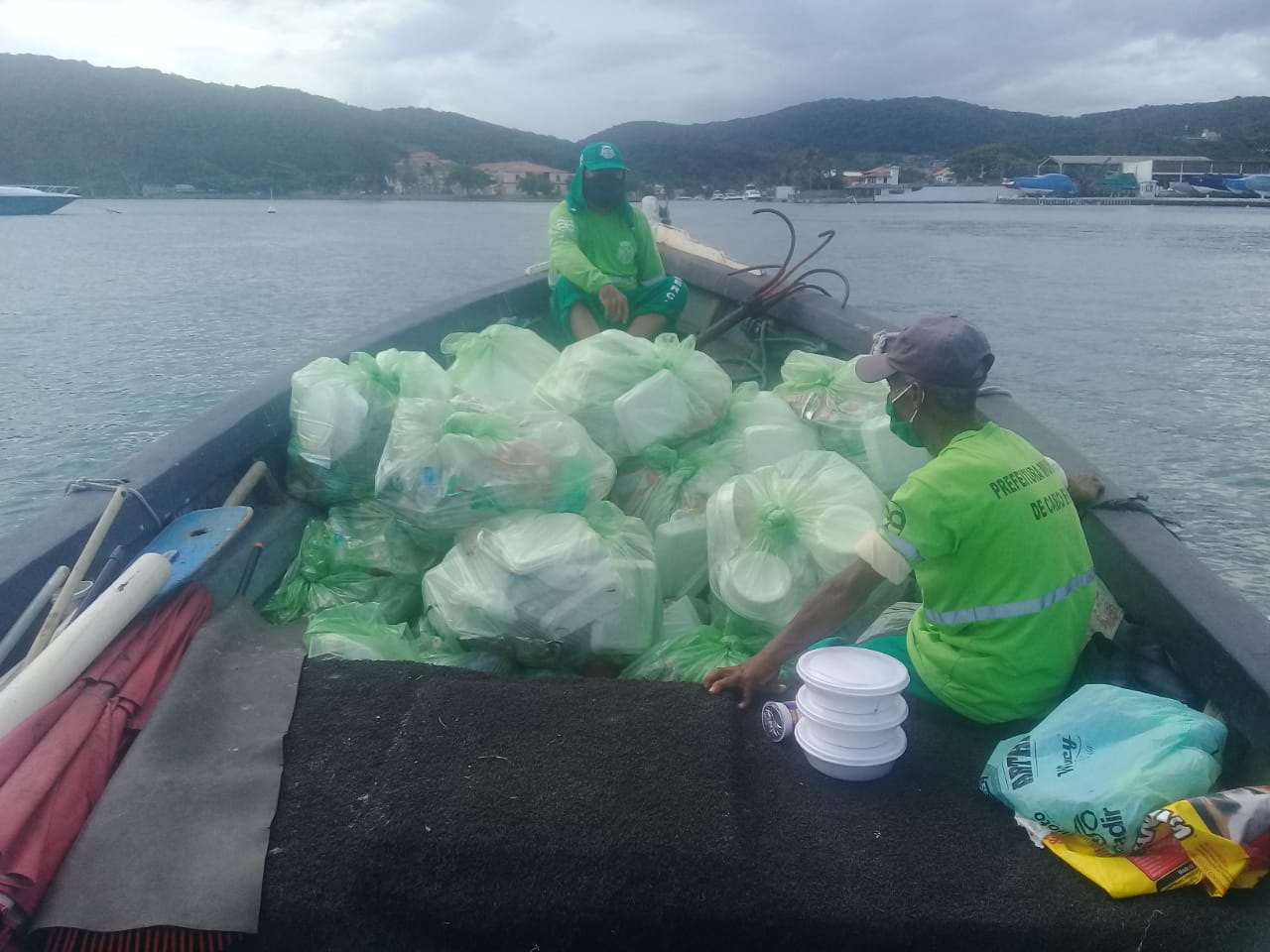 Comsercaf recolhe 690 toneladas de lixo durante fim de semana prolongado