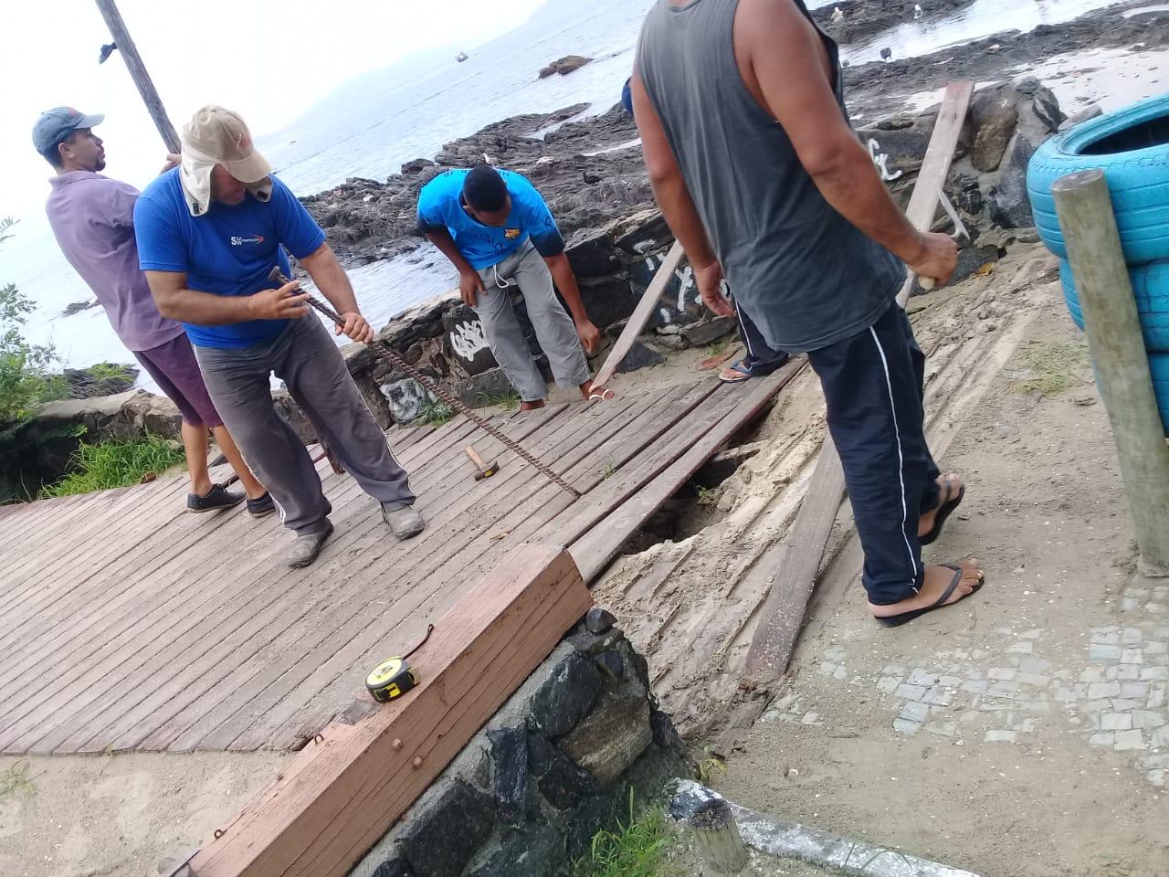 Prefeitura inicia obras no Mirante do Arpoador