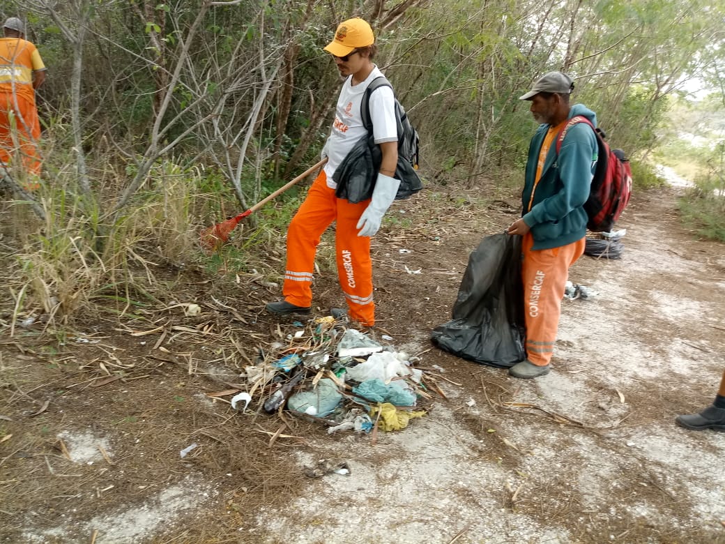 Prefeitura realiza limpeza no Dormitório das Garças