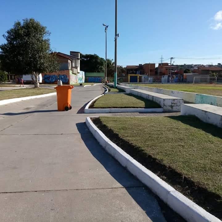 Praça da Boca do Mato recebe atenção especial da Comsercaf